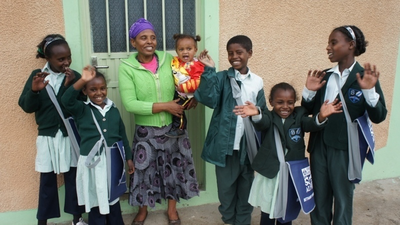 The first house opens at the Bekoji Children’s Village 